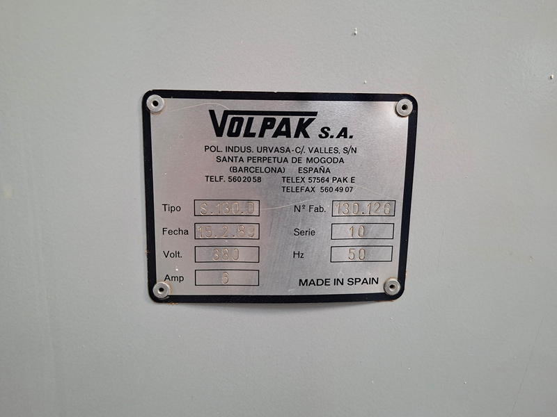 Ensacheuse verticale Volpak S-130 D - Automatisation Siemens + PLC Omron