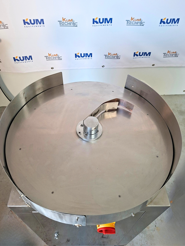 Stainless steel accumulation turntable Ø 600 mm