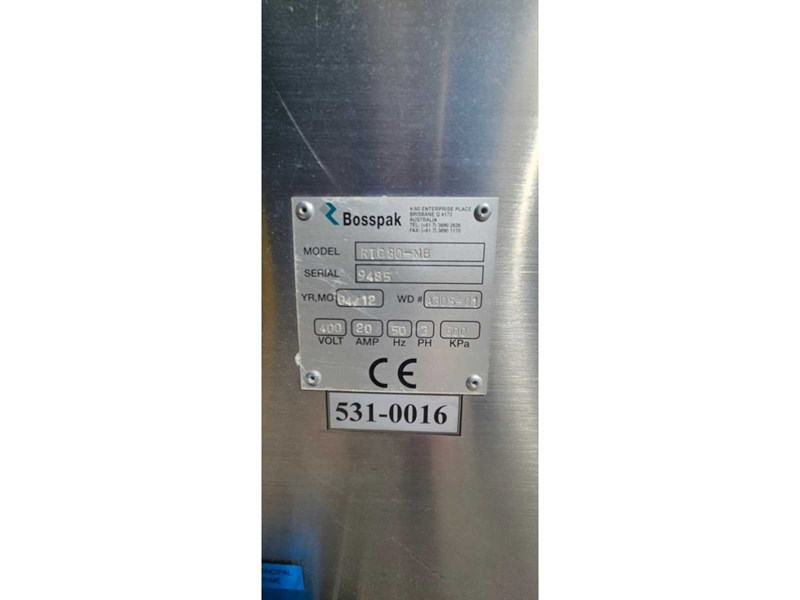 Compteuse électronique rotative de comprimés et gélules – Romaco / Bosspak RTC80‑M18 (2012)