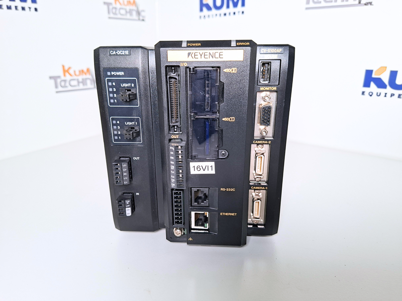 Système de vision industrielle KEYENCE CV-X100AP avec caméra CV-035M