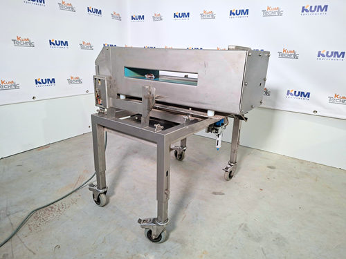 Loma IQ industrial metal detector (optional: Benne S.A. stainless steel conveyor)