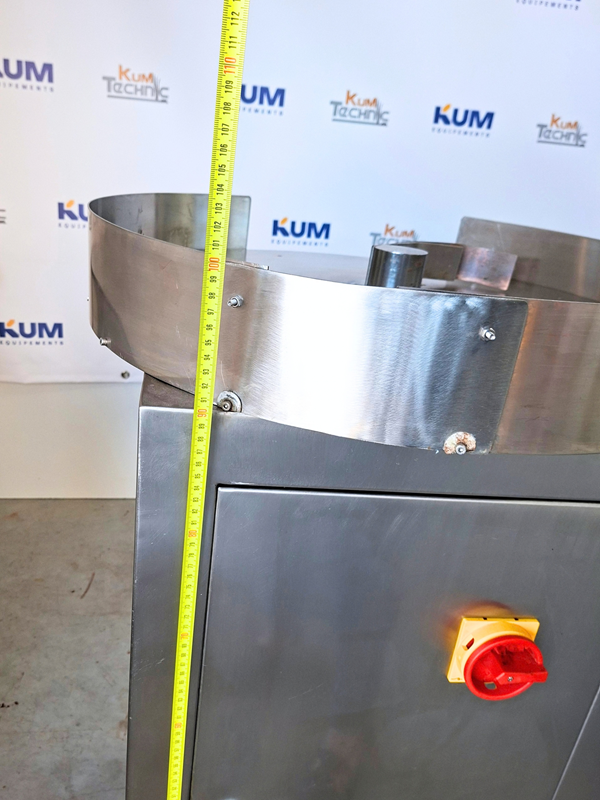 Stainless steel accumulation turntable Ø 600 mm