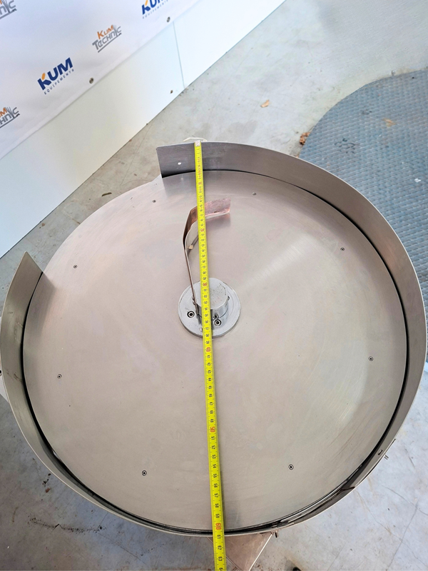 Stainless steel accumulation turntable Ø 600 mm