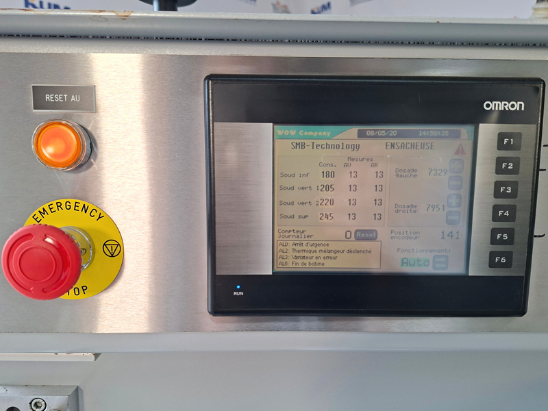 Ensacheuse verticale Volpak S-130 D - Automatisation Omron + PLC Omron